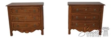 68373: Pair ETHAN ALLEN Country French 3 Drawer Nightstands