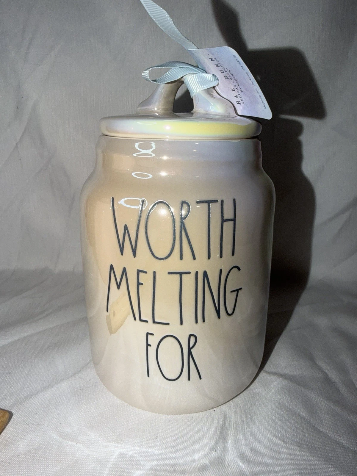 Rae Dunn Disney Frozen Olaf Iridescent Canister