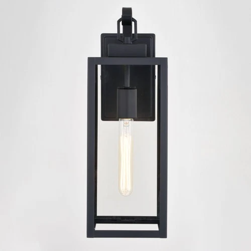Vaxcel Lighting T0745 Clinton 18" Tall Outdoor Wall Sconce - Black - Picture 3 of 10