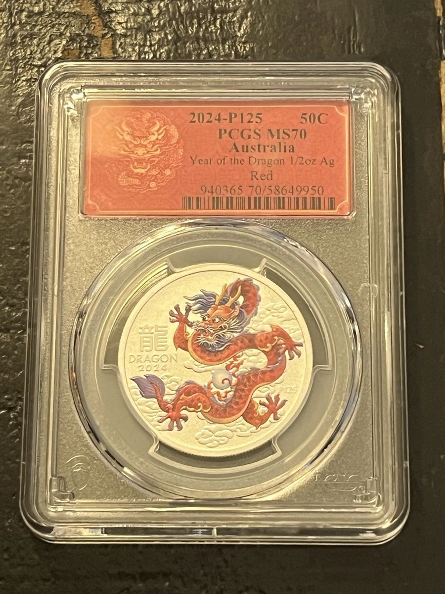 Australian Lunar MS 70 PCGS Certified Silver Bullion Coins for