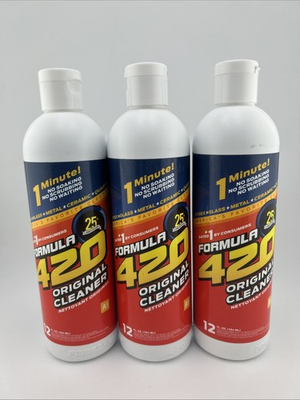 #ad #ad Formula 420 Original 1 Min Perfect Cleaner Pipe Pyrex Metal Glass Ceramic 3 Pack $20.99