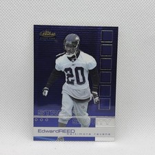 2002 Topps Finest Ed Reed #109 Rookie Card Baltimore Ravens RC NM-MT+. rookie card picture