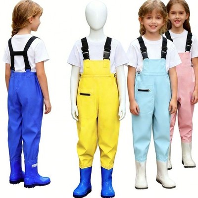 Girls Wader Brook Overalls Gardening Trousers Park Costume Camping Children