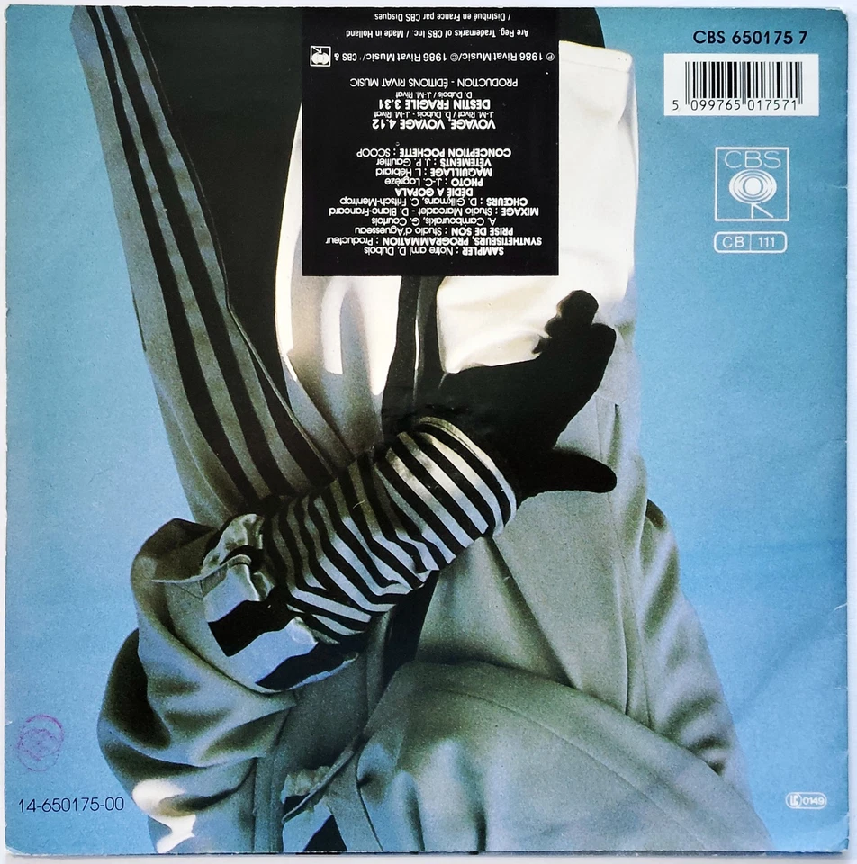 Desireless – Voyage Voyage (1986) Single, Vinyl, 7", Synth-Pop, gebraucht - Bild 2 von 4