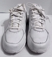 New Balance 374 Walking Shoes Mens Sz 12 4E Width White Lace Up Sneakers CMW374W