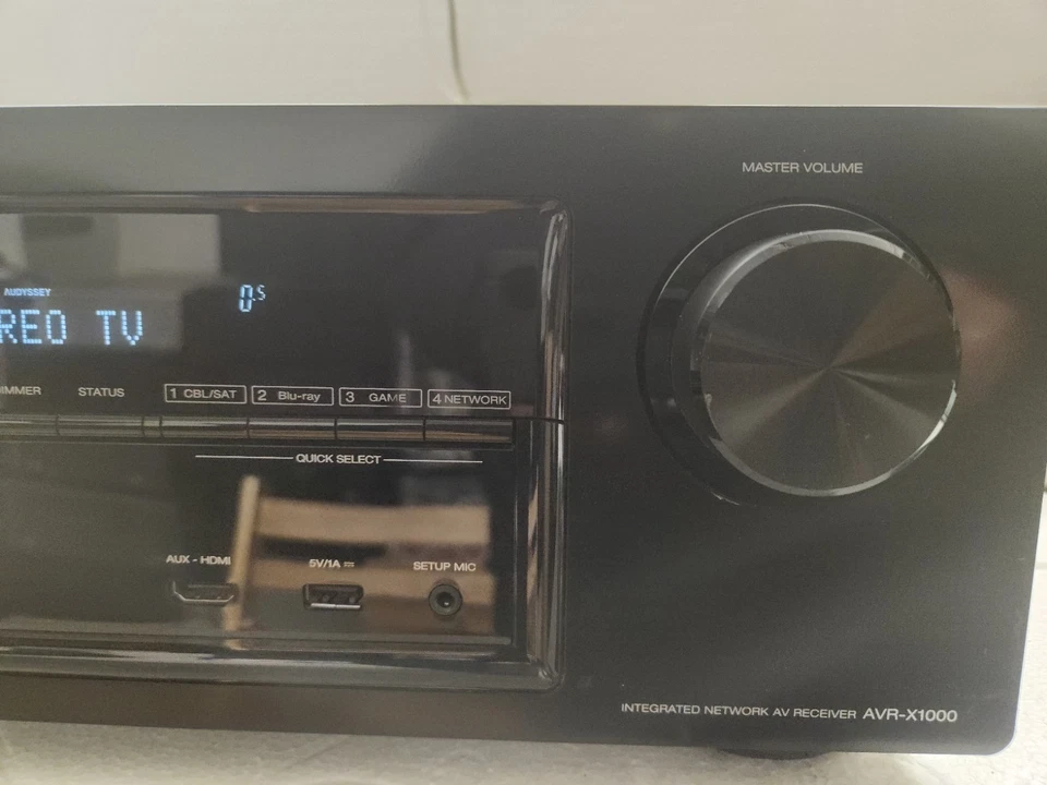 Denon AVR-X1000 5.1 Surround 5 x 145 Watt AV Receiver & HDMI &Radio DEFEKT - Bild 3 von 4