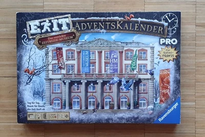 █► Adventskalender ExitPro Das verrückte Zeitreisemuseum Ravensburger #18958 OVP - Bild 1 von 2