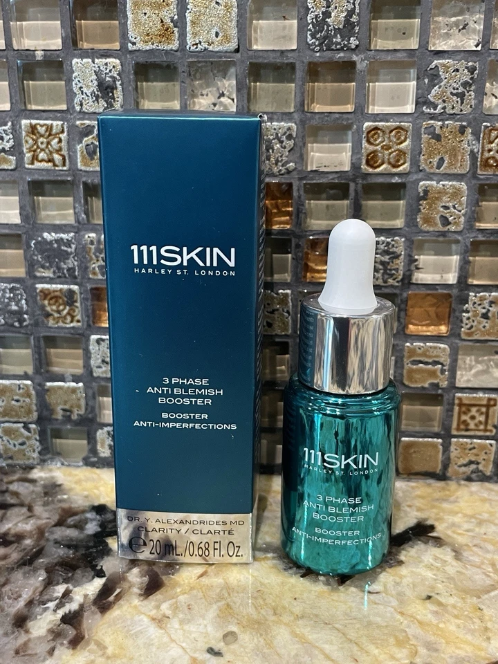 111SKIN 3 fases refuerzo antimanchas TAMAÑO COMPLETO 0,68 oz 20 ml NUEVO en CAJA Foto 2 de 4