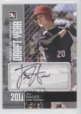 2011 ITG Heroes and Prospects Draft Year Silver /39 Jake Hager #DY-JHA Auto