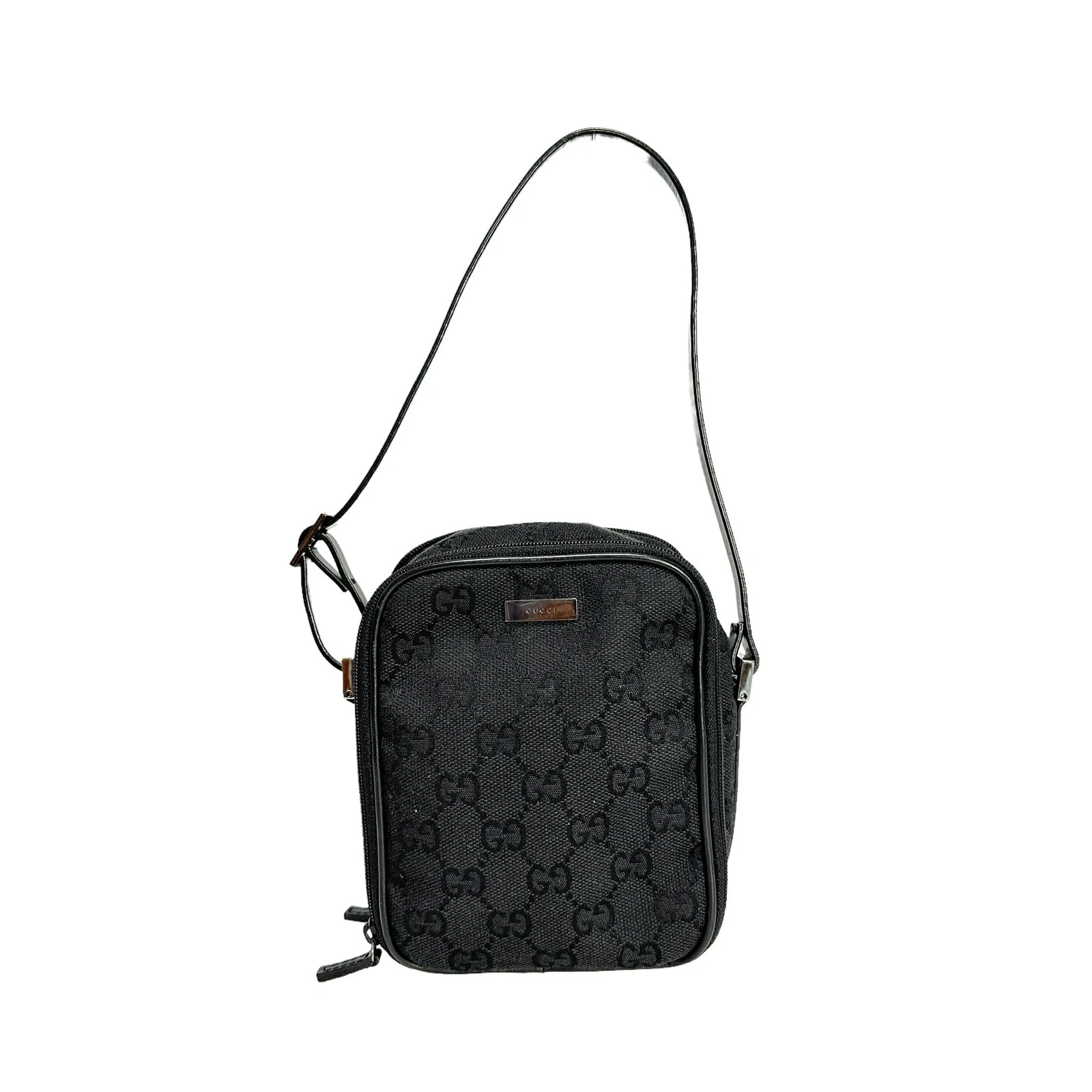 Gucci pochette bandoulière toile noire 13296 r5_0415