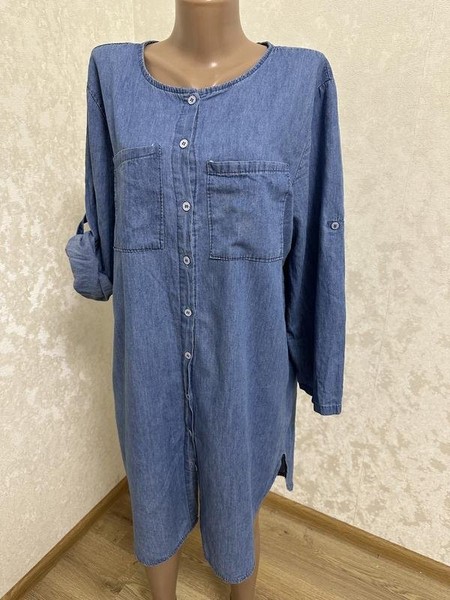 Women Carina Ricci Dress Navy Cotton 42 / XL / 50