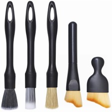 5PCS Car Detailing Brush Set for Cleaning Interior or Exterior, Includes Coar...