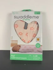 SWADDLEME by Ingenuity Compression Pod Two-Way Zipper For Easy Changes 0-2 Month
