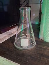 Pyrex No.4980  Erlenmeyer Flasks 250ml Graduated Lot Of (10)