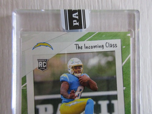 2025 Panini Instant The Incoming Class NFL Omarion Hampton Rookie Auto SSP 21/25 - Picture 4 of 5