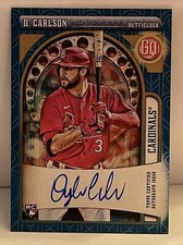 2021 Topps Gypsy Queen Blue Auto Dylan Carlson 23/99 rc sp 🔥🔥🔥🔥