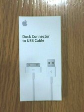 Apple Dock Connector to USB Charger MA591G/B NEW/SEALED Comp w/ iPod iPad iPhone