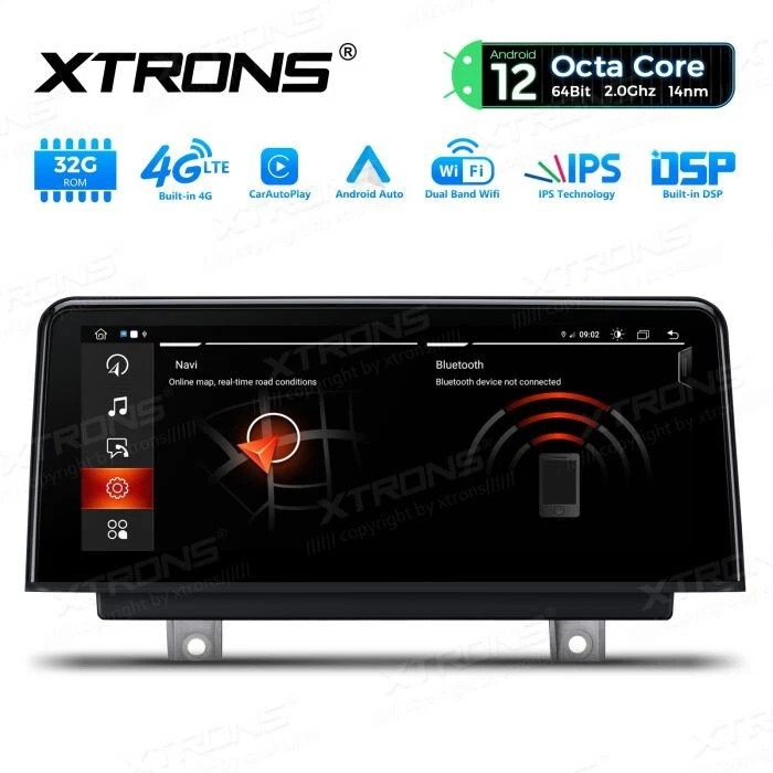 AUTORADIO ANDROID 12 STEREO AUTO BMW SERIE 1 2 F20 F21 F23 2011-2016 NBT SYSTEM - Immagine 2 di 4