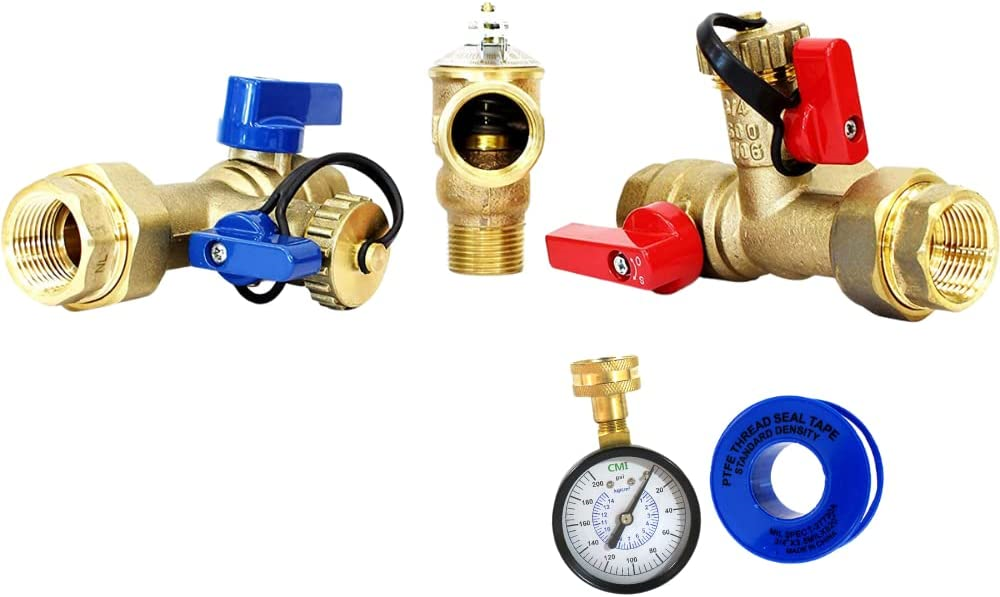 Tankless Water Heater Isolation Valves Tankless Water Heater Flush Kit