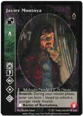 Javier Montoya Advanced Tremere Anarchs Unbound Kickstarter V:TES VTES Vampire