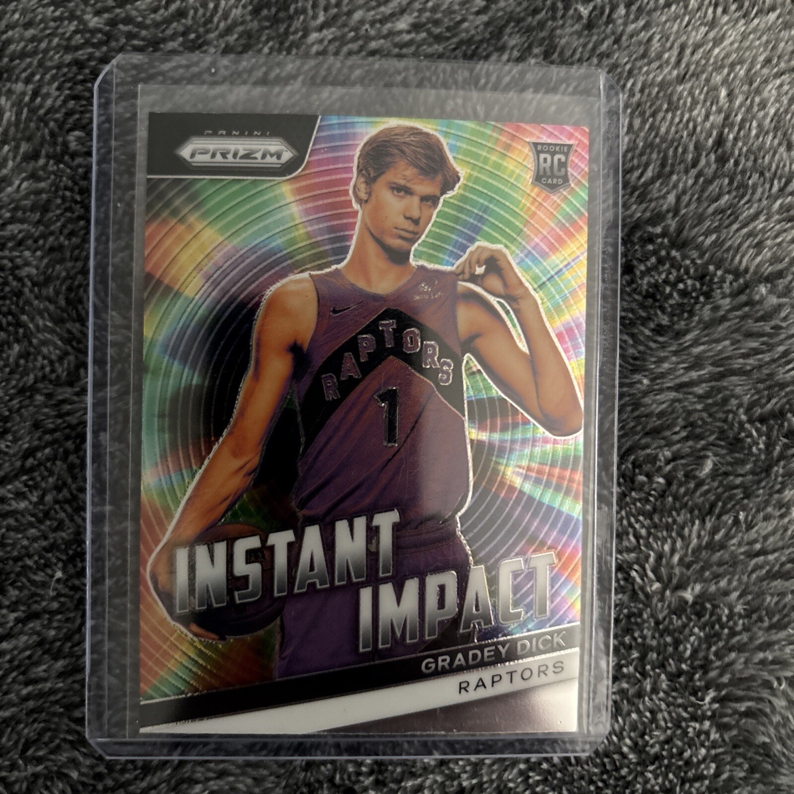 2023-24 Panini Prizm - Instant Impact Silver Prizm #20 Gradey Dick (RC)