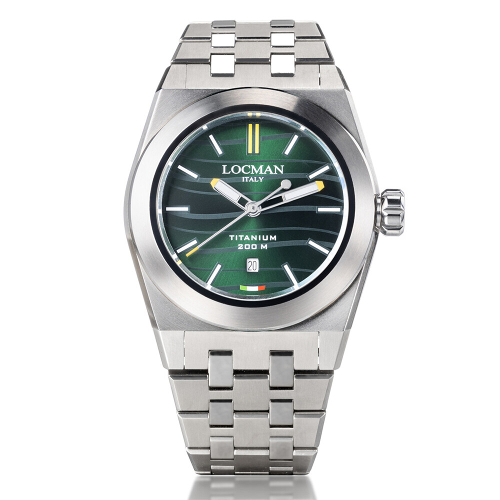 Orologio Uomo Nuovo Stealth Titanio Verde Locman - 0223T03S00GRWHB0