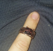 Rose Gold Wedding Set with Chocolate Diamonds 