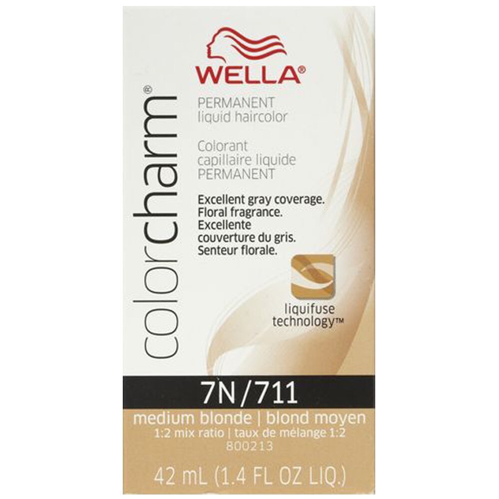 Charm Permanent Dye Liquid 7n/711 Medium Blonde