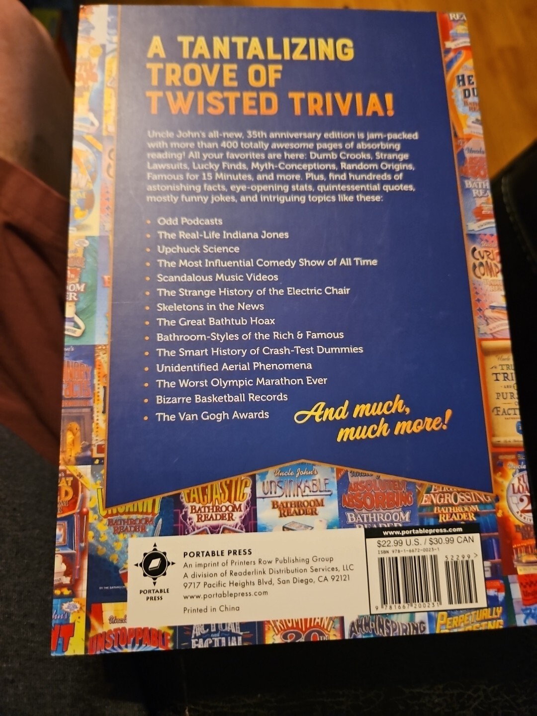 Uncle John's Bathroom Reader Annual Ser. Uncle John's Awesome 35th