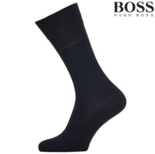 Nuevo 5 Pares HUGO BOSS Color Marino Clásico Vestido Para Hombre Calcetines EE. UU. Talla 7-10 - Imagen 2 de 2