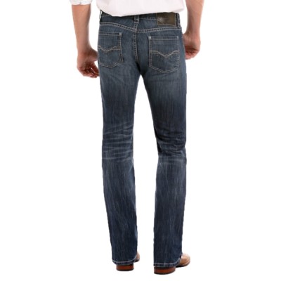 Rock Roll Denim Men's ReFlex Revolver Straight Jeans M1R3482