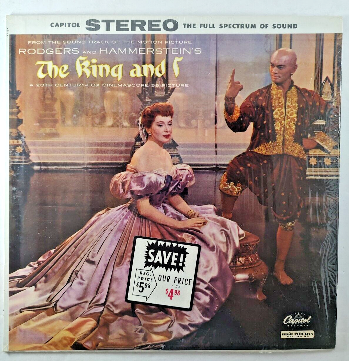 Rodgers & Hammerstein – The King And I - 1962 - Capitol SW-740 Vinyl LP 1962