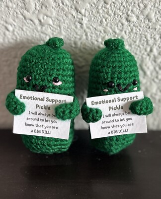 Crochet Emotional Support Pickles