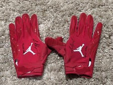 STERLING SHEPARD AUTO GAME USED TEAM JORDAN PLAYER GLOVES SIGNED COA PHOTO PROOF