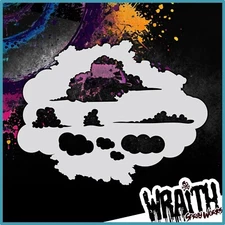 Cloud Kit - Reusable Airbrush Stencil Template