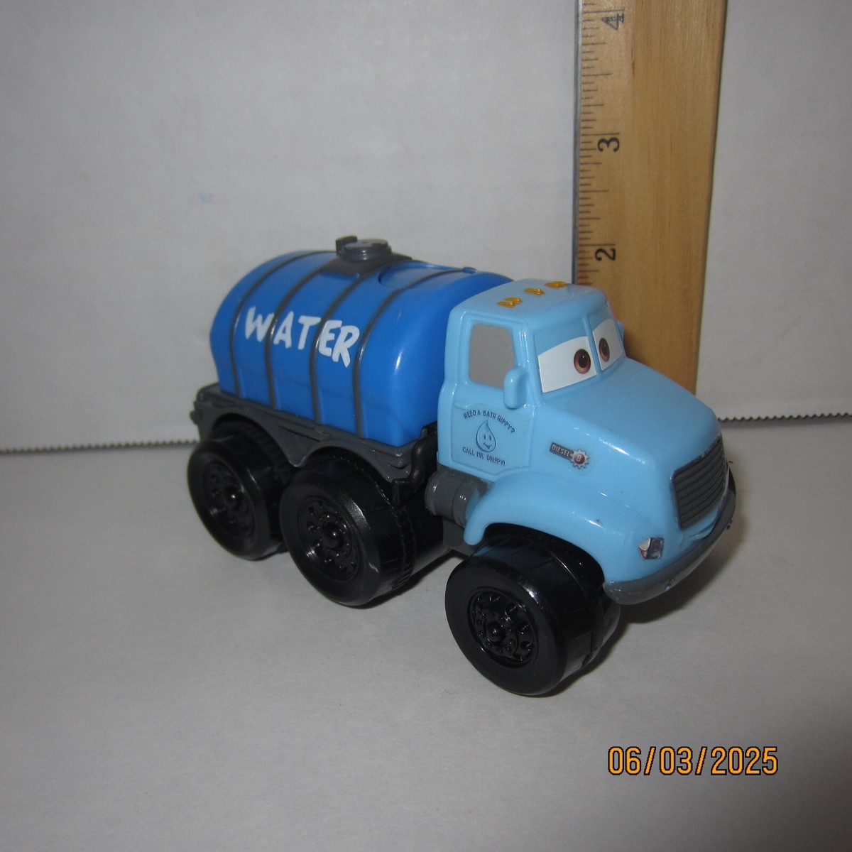 Mr Drippy Disney Pixar Cars 3 Splash Racers Plastic Vehicle Mattel