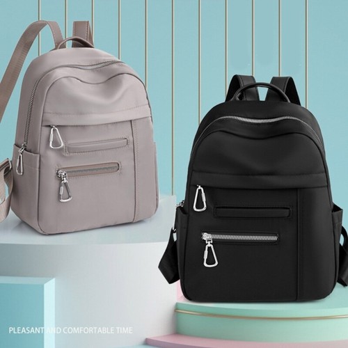 Nylon Travel Backpack for Women Large Capacity Backpack College School Bookbags - Picture 5 of 12
