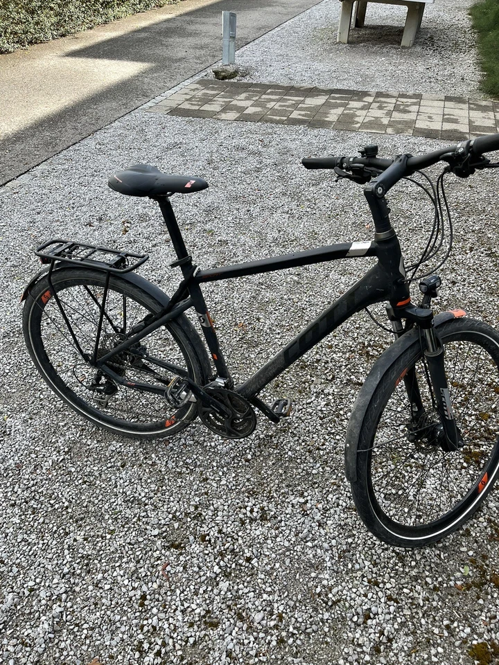 Velo, Scott, Gepäckträger, Schloss