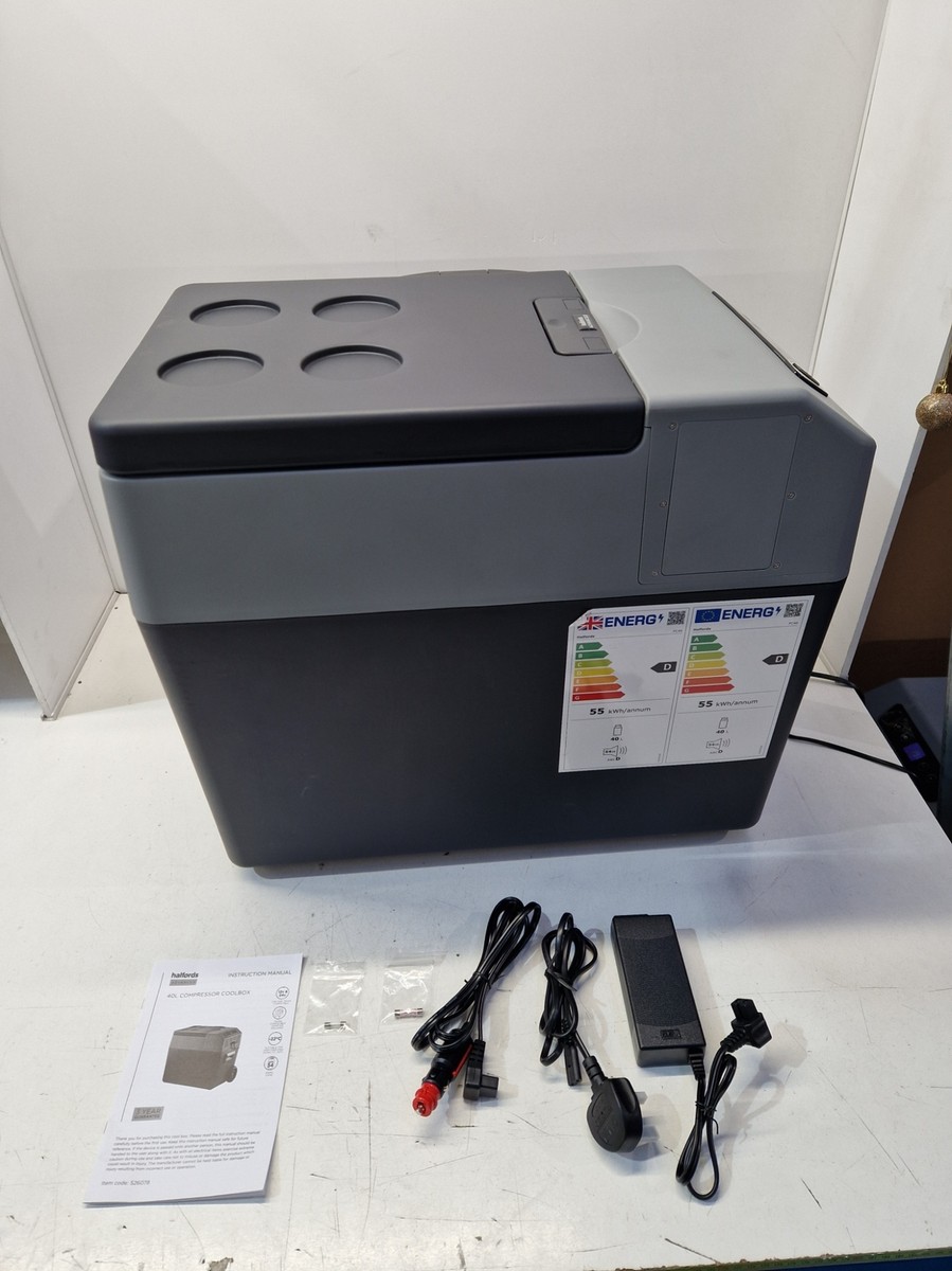 Compressor Coolbox Halfords 40l Cool Box Halfords 40l Electric