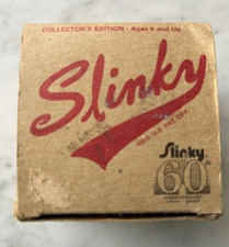 60th Anniversary Collectors Edition Black Metal Slinky in Original Box