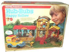Vintage Mattel Hub Bubs Happy Hollow Village Set Near complete