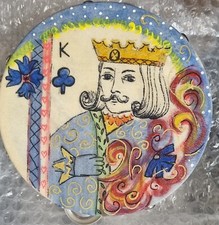 HAND PAINTED Sicily Tambourine Wedding Gift Favourite Diam 14CM