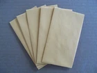 Kraft Coin or Small Parts Envelopes - #5 - 3 1/8" x 5 1/2" - Light Brown Gummed