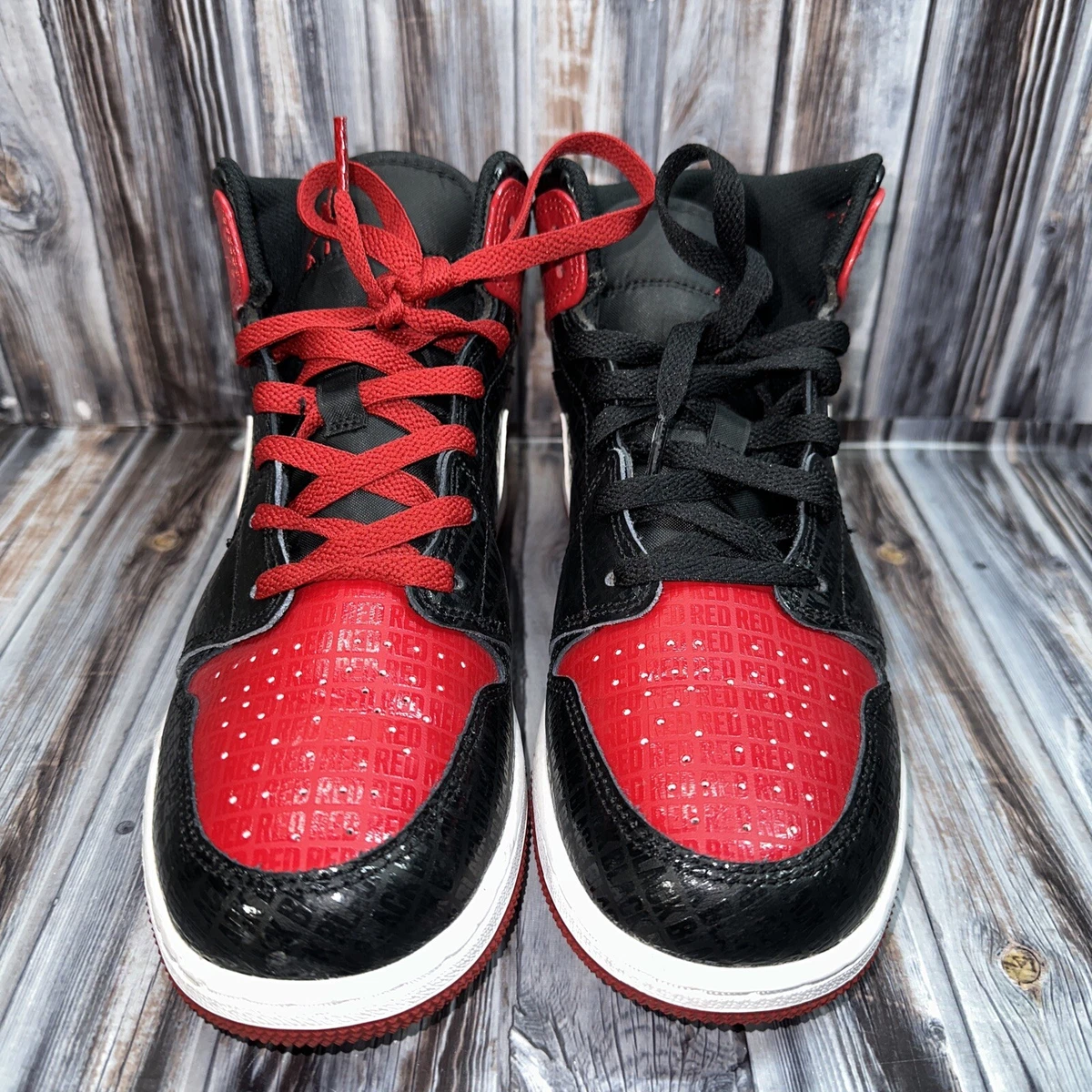 Jordan 1 bred glitter top