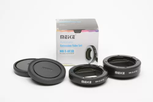 Meke Auto extension Tube Set MK-S-AF3B for Sony E- Mount (NIB)