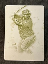2017 Topps Inception PRINT PLATE Yasmany Tomas 1/1