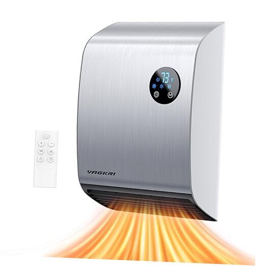 Electric Wall Heaters for Indoor - 1500W Fast Heating Space Heaters for Indoor