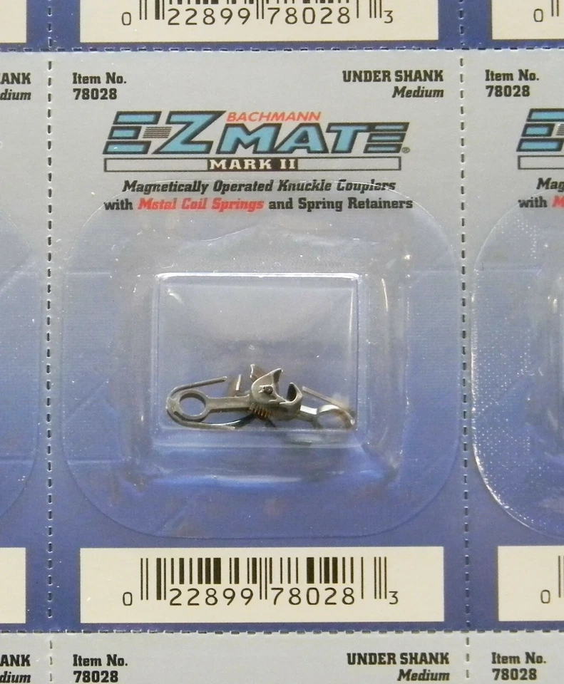 BACHMANN 78028 HO EZ MATE UNDER SHANK KNUCKLER COUPLER MEDIUM BAC78028-(12) NEW - Image 3 of 4