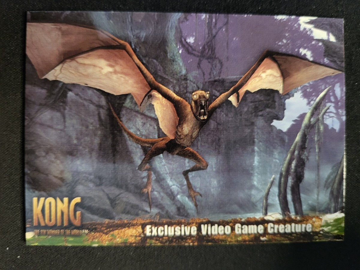 2005 Topps King Kong 8th Wonder Video Game Creature Exclusive Card
