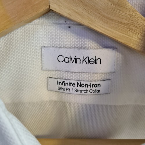 Men's long sleeve shirt size L 16 34-35 Calvin Klein - Picture 5 of 8